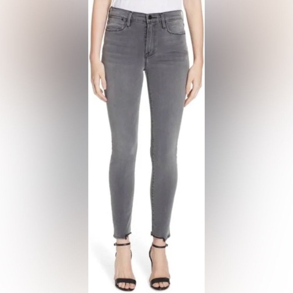 Frame denim Women's Gray Skinny Jeans le high skinny